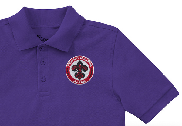 Joseph C. Moscona Polo - Purple – Skobel's School Uniforms