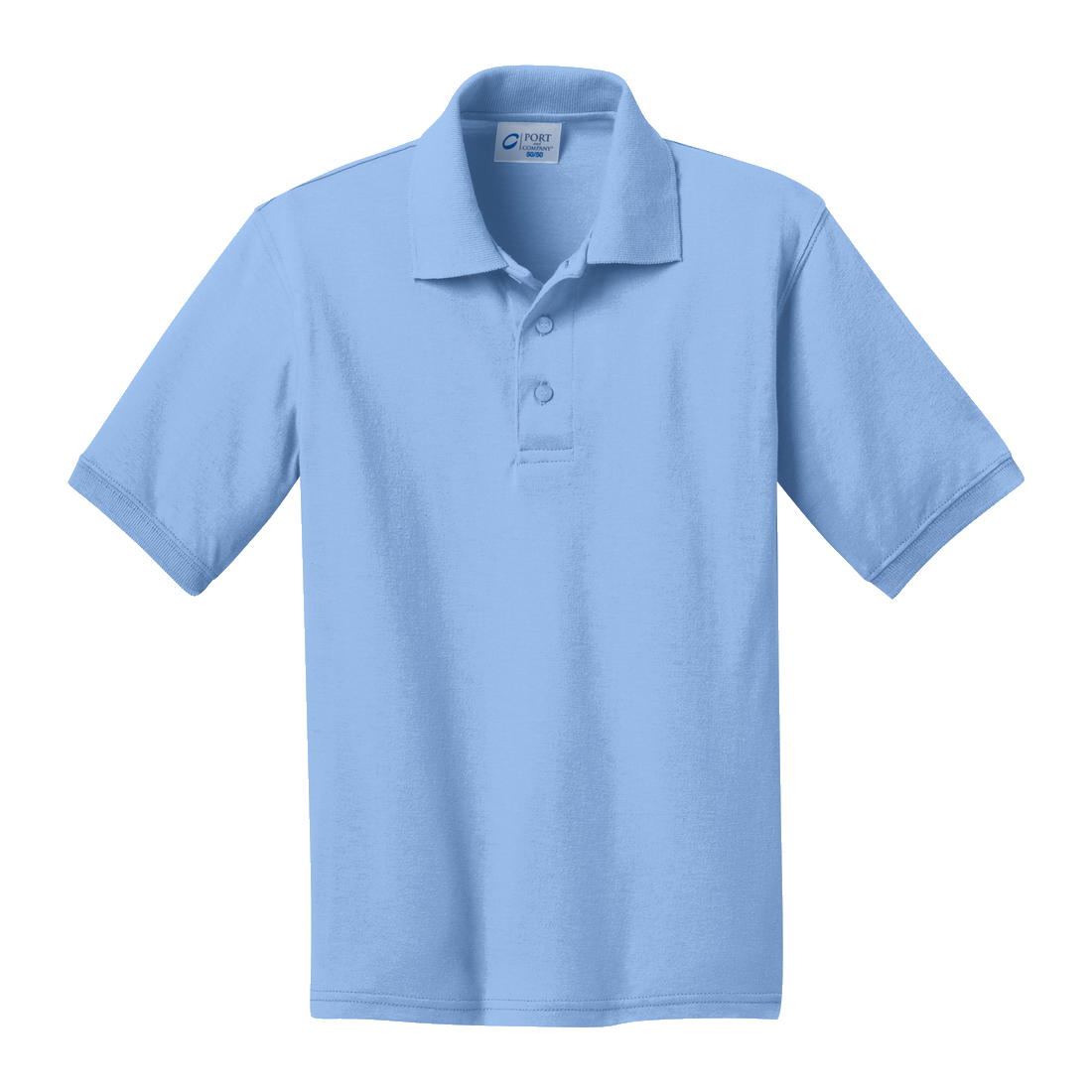 Louisiana Key Academy Jersey with LogoPolo - Light Blue