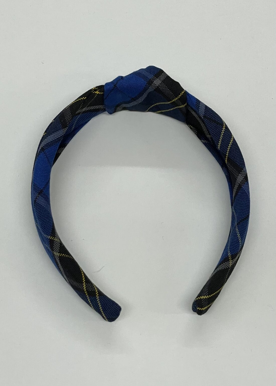 Knotted Plaid Headband