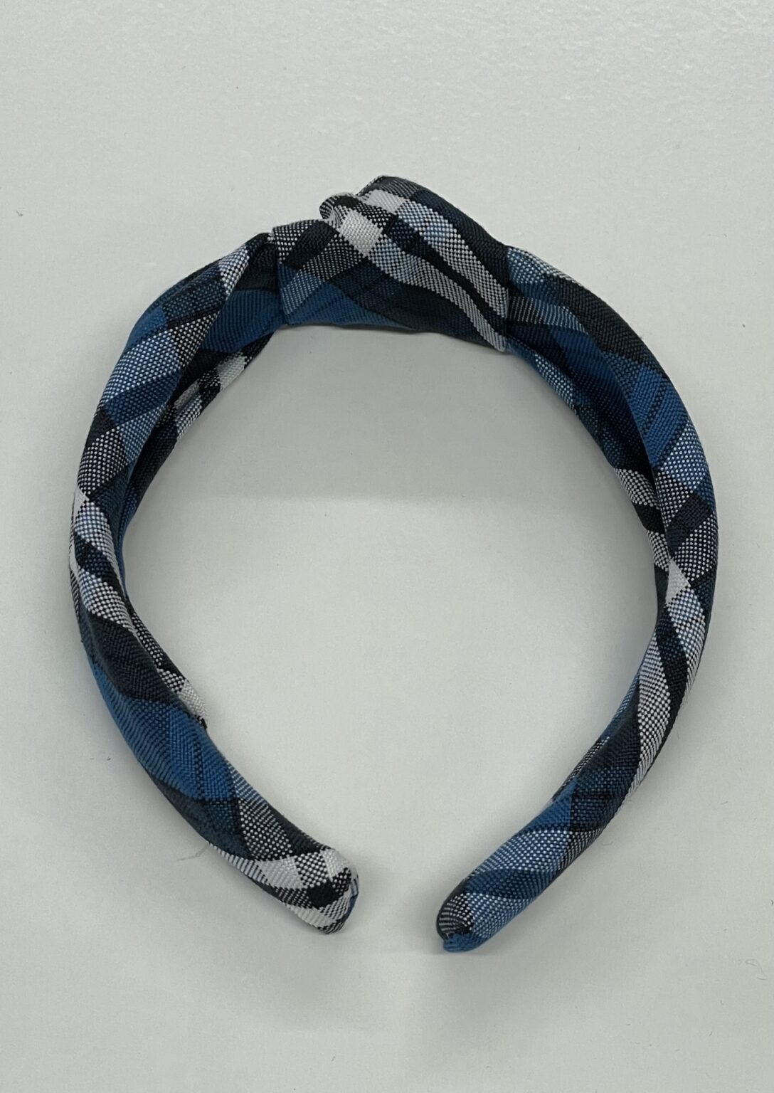 Knotted Plaid Headband
