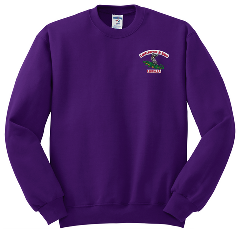 Leo E. Kerner Jr. Elementary Crew Sweatshirt - Purple - PreK-K