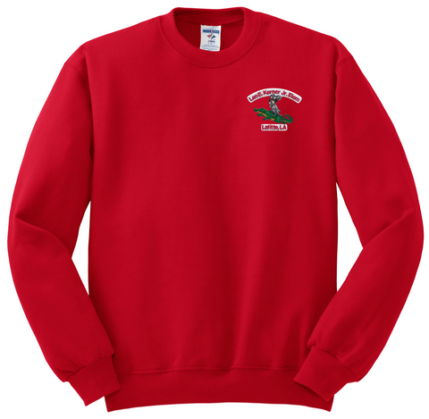 Leo E. Kerner Jr. Elementary Crew Sweatshirt - Red - All Grades