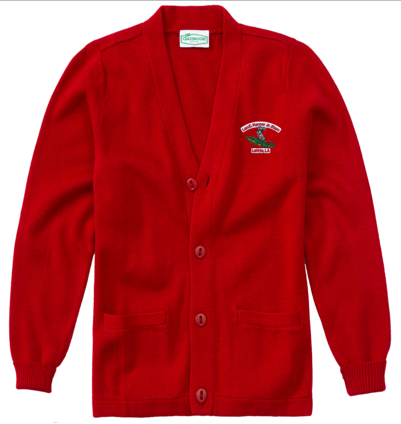 Leo Kerner Cardigan - Red - All Grades