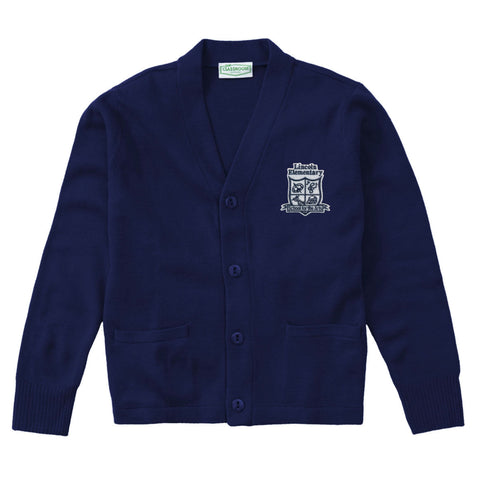 Lincoln Elementary Cardigan - Navy - All Grades