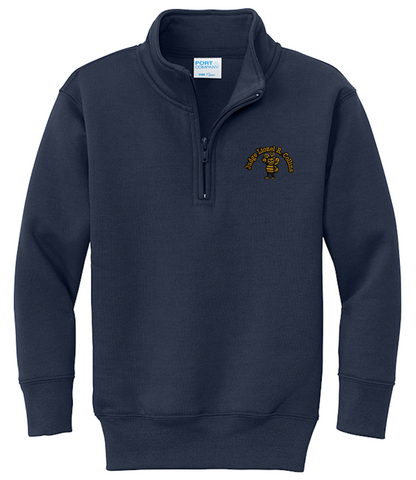 Lionel Collins 1/4 Zip Sweatshirt - Navy - All Grades