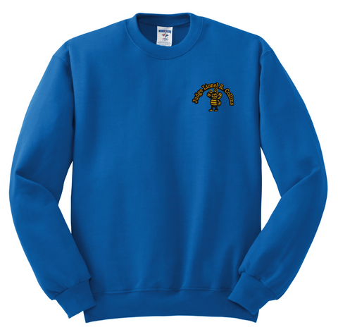 Lionel Collins Crew Sweatshirt - Royal - All Grades