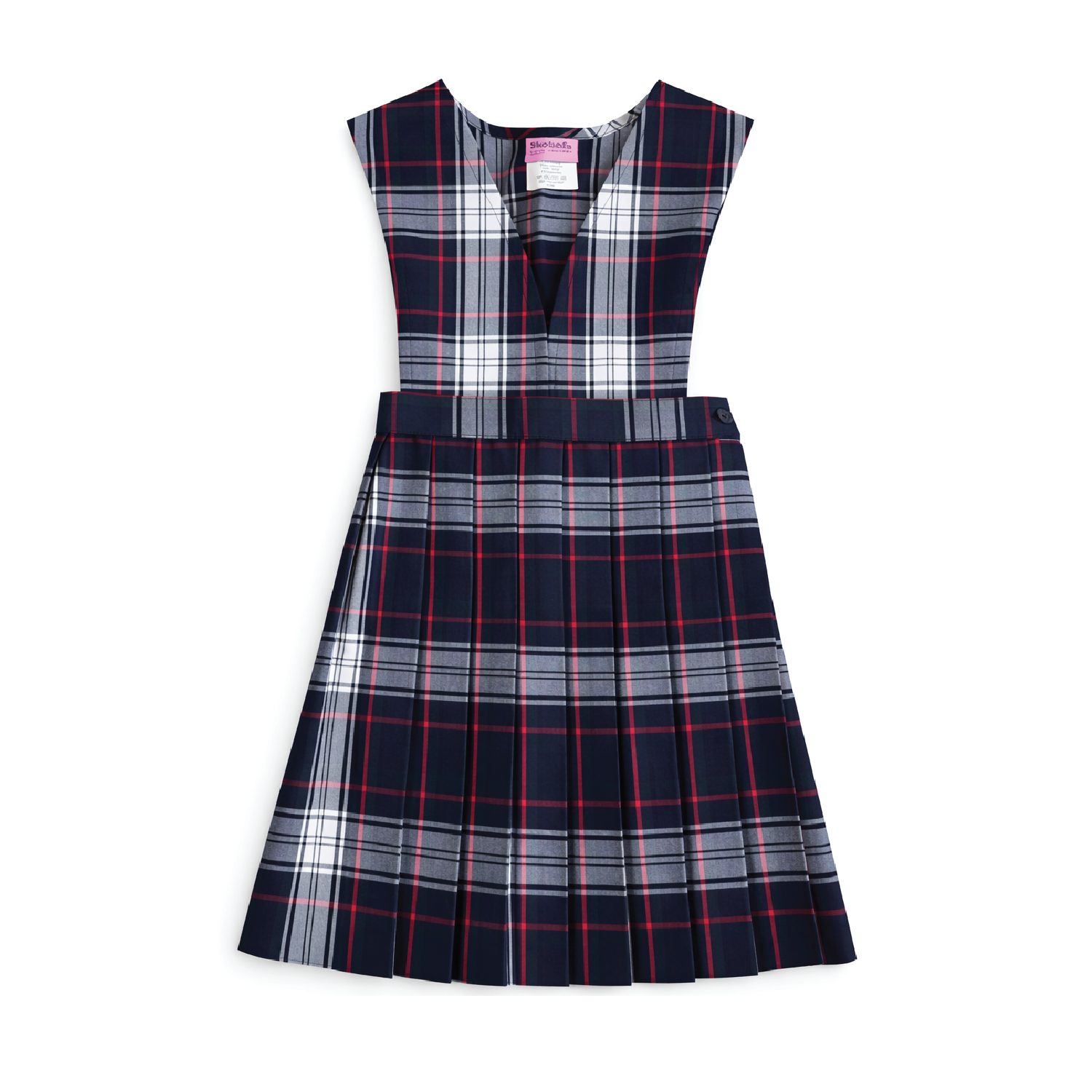 Lloyd Plaid Split Front Jumper