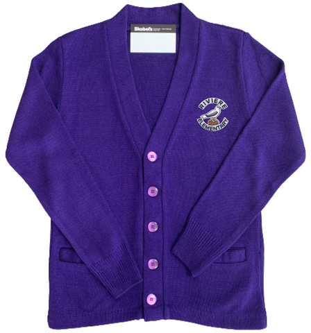Marie Riviere Elementary Cardigan - Purple - Pre-K-K