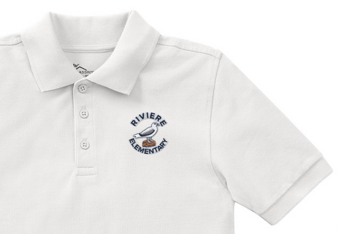 Marie Riviere Elementary White Polo - 1st-5th Grades