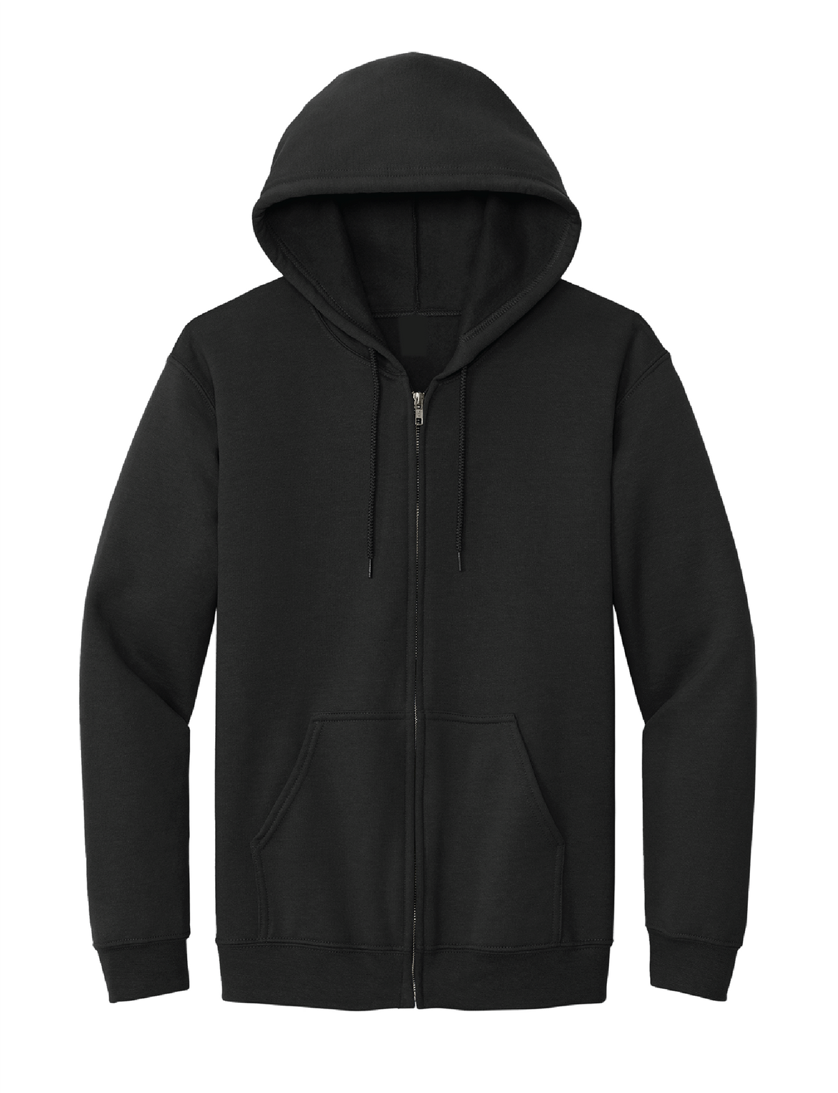 Glendale Adventist Academy Full Zip Hooded Sweatshirt - Black - Staff (with logo)