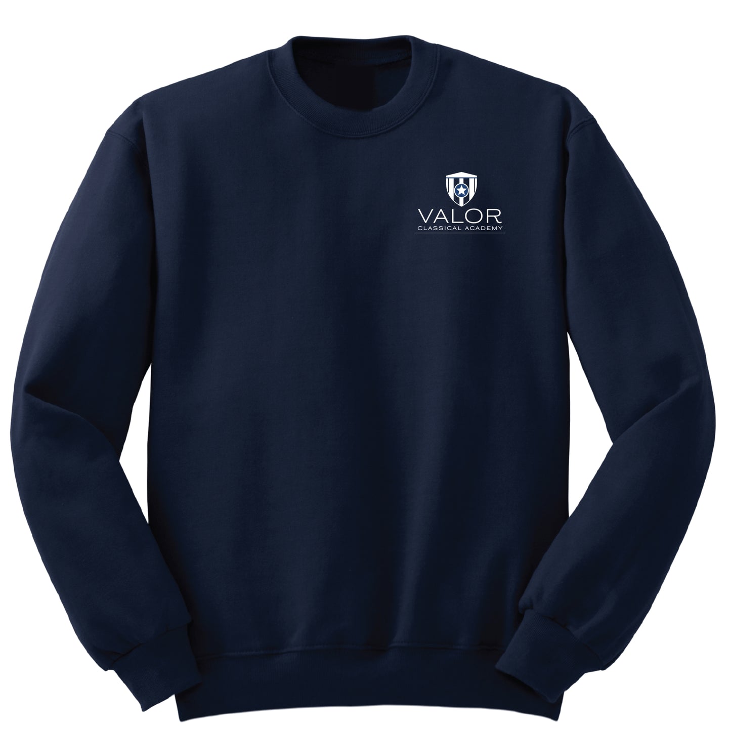 Valor Classical Academy Crewneck Sweatshirt - Navy -  All Grades