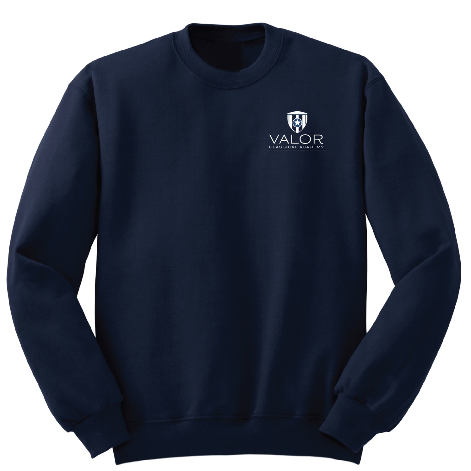 Valor Classical Academy Crewneck Sweatshirt - Navy -  All Grades