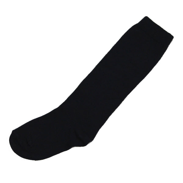 Navy Flat Knee-hi Socks
