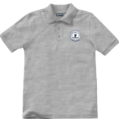 Pasadena Rosebud Academy Polo - Grey - 7th-8th Grades