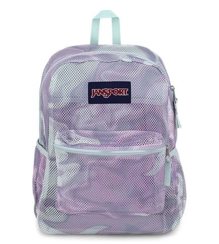 Purple mesh backpack on sale