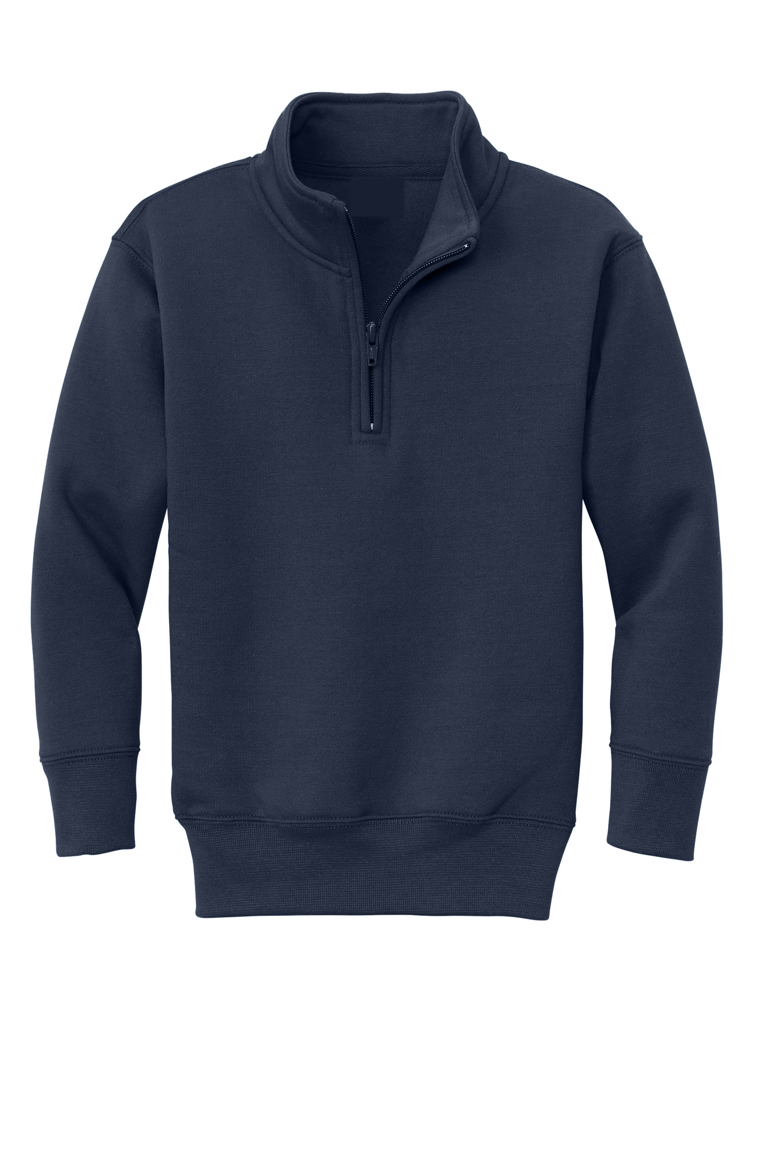 Carden Memorial School 1/4 Zip Sweatshirt with logo - Navy