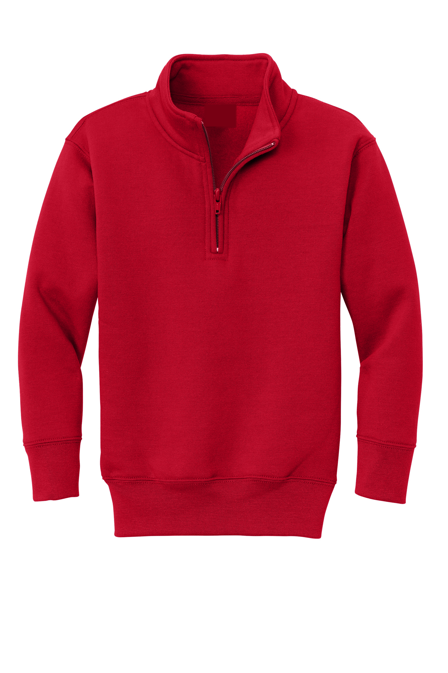 St. Joseph Red 1/4 Zip Sweatshirt (with logo)