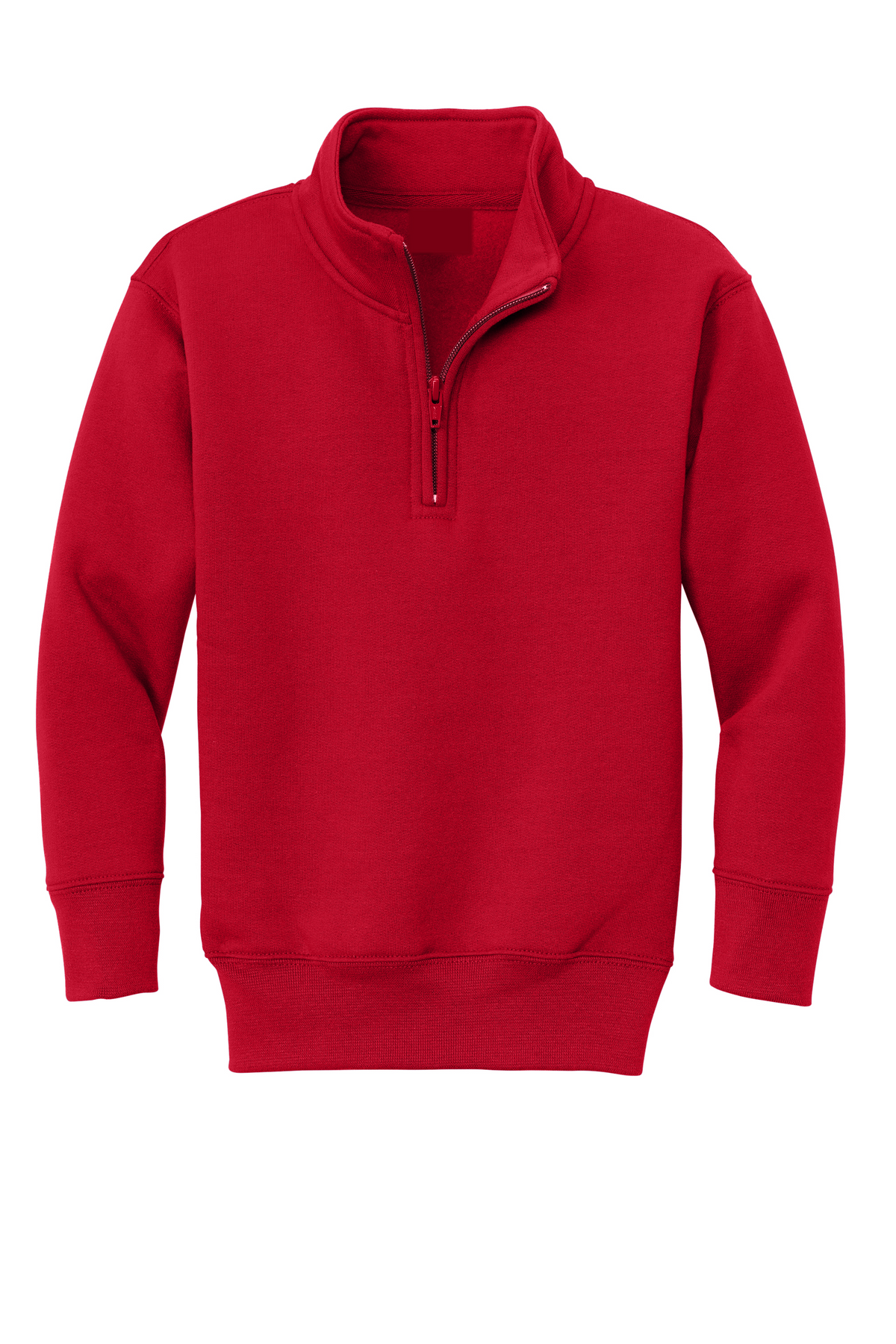 St. Joseph Red 1/4 Zip Sweatshirt (with logo)