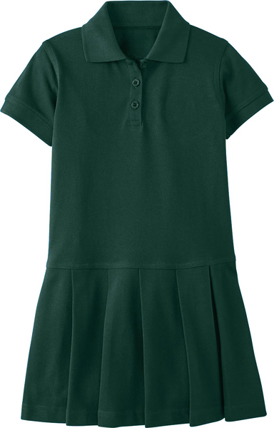 green polo dress Plain Pleated VENDOR COLOR-CORAL PINK CREAM friendly fit with everyday Elegant Green Dress Prom Color:White 2