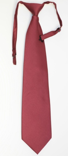 St. Ignatius Catholic School Adjustable Pre-knotted Tie - Maroon - Male