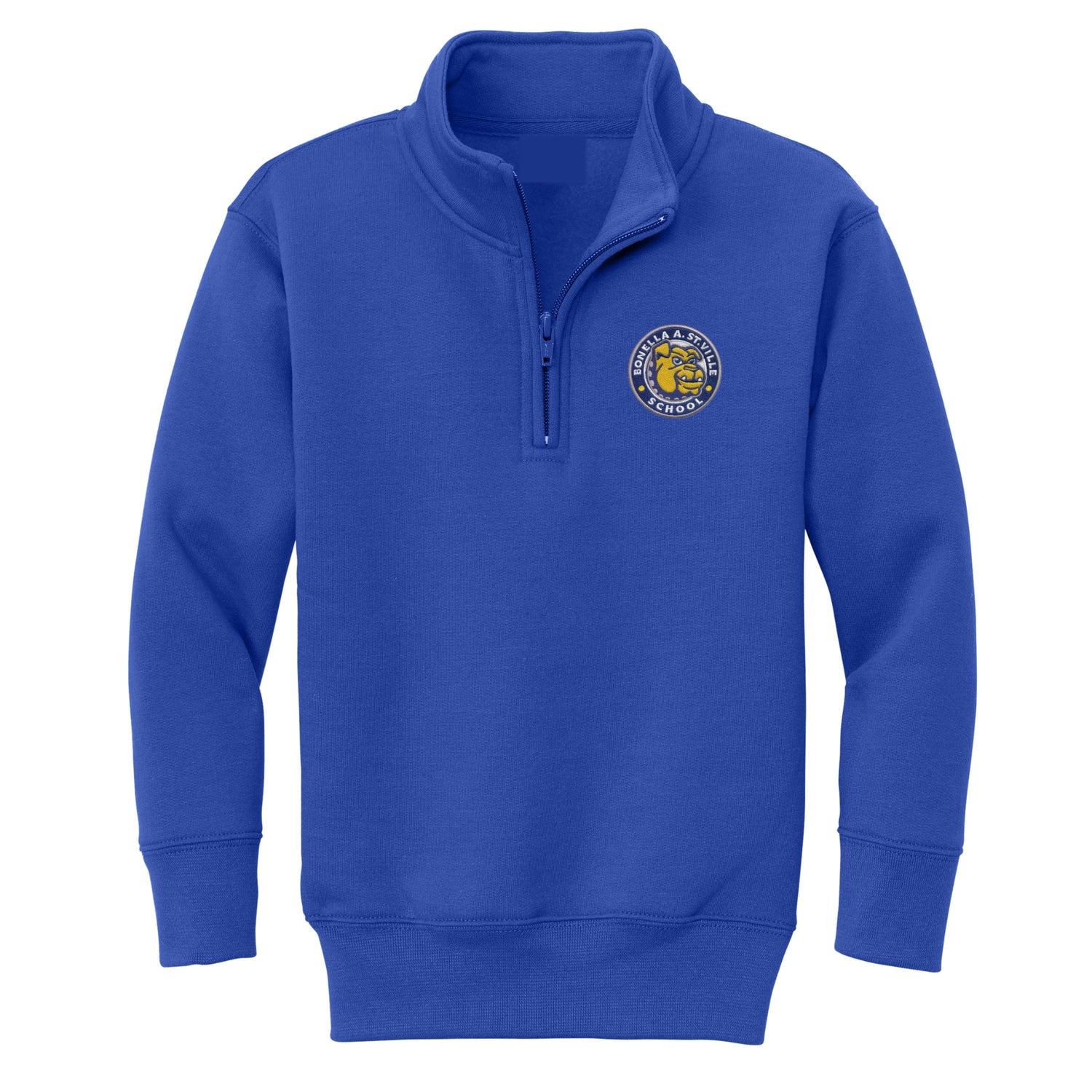 Bonella St. Ville 1/4 Zip Sweatshirt - Royal
