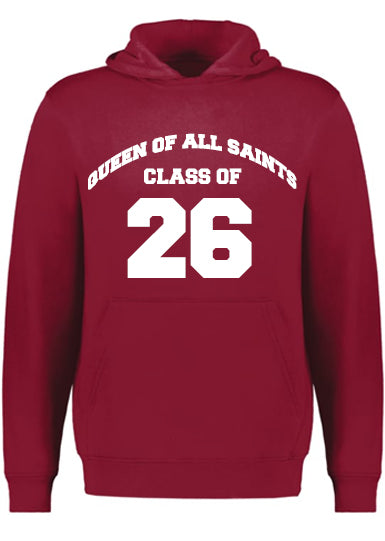 Queen of All Saints Class of 2026 Hooded Sweatshirt