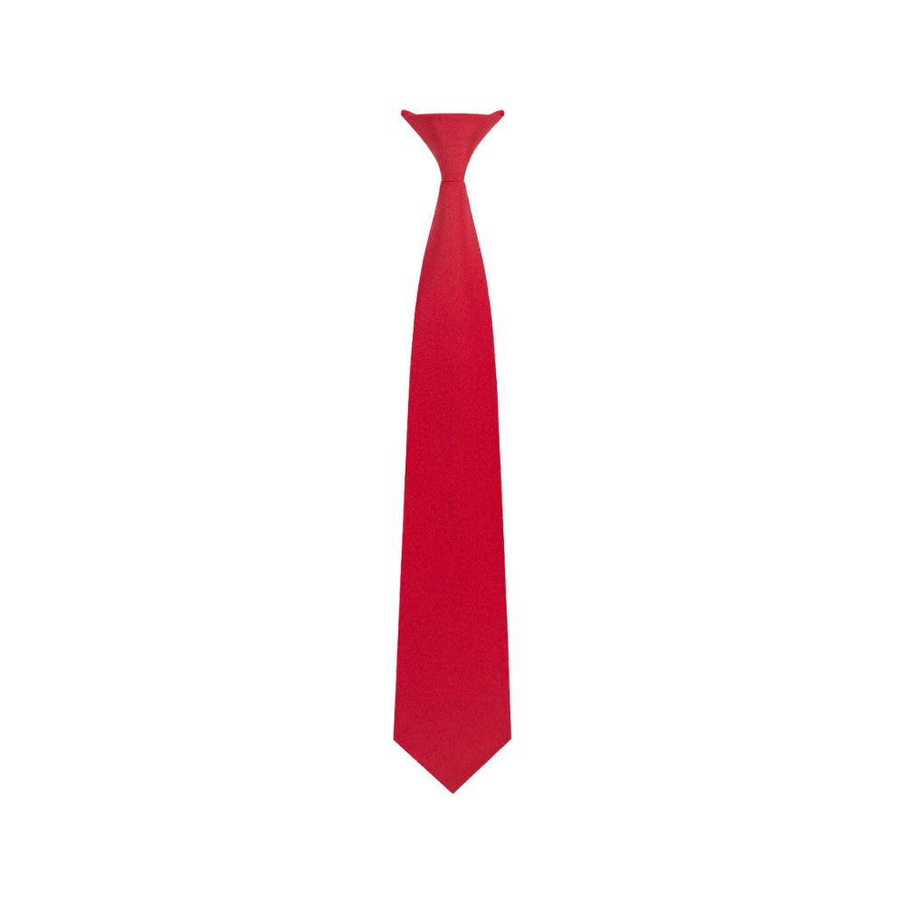 Adjustable Pre-knotted Tie - Red