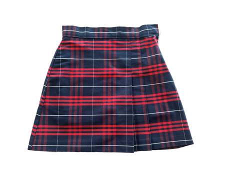 Red/Blue Plaid Skort