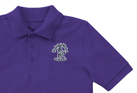 Rudolph Matas Elementary School Purple Polo - Pre-K-K