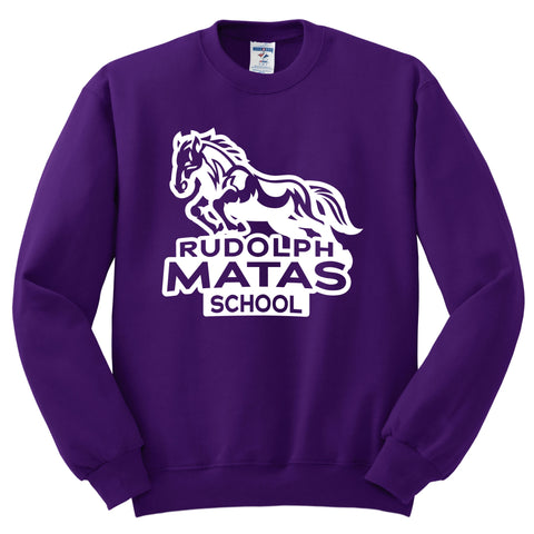 Rudolph Matas Crew Sweatshirt - Purple - Pre-K-K