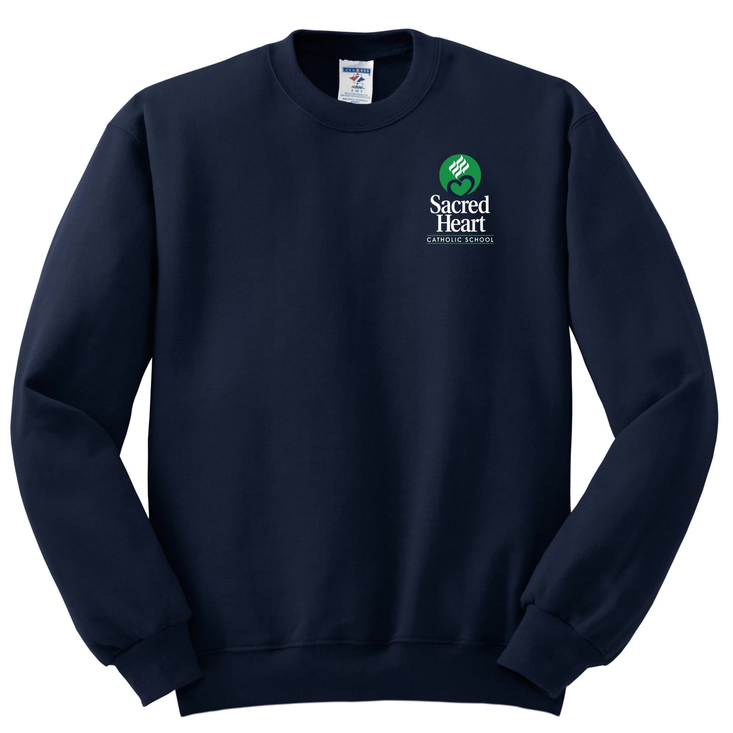 Sacred Heart Catholic School Crew Sweatshirt - Navy