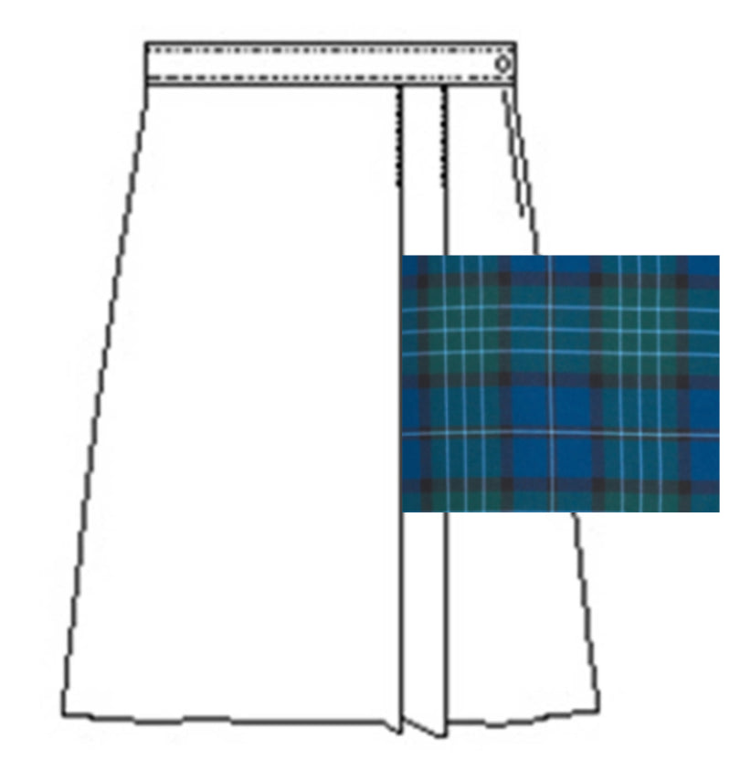 Kirk Plaid Double Tab Skort