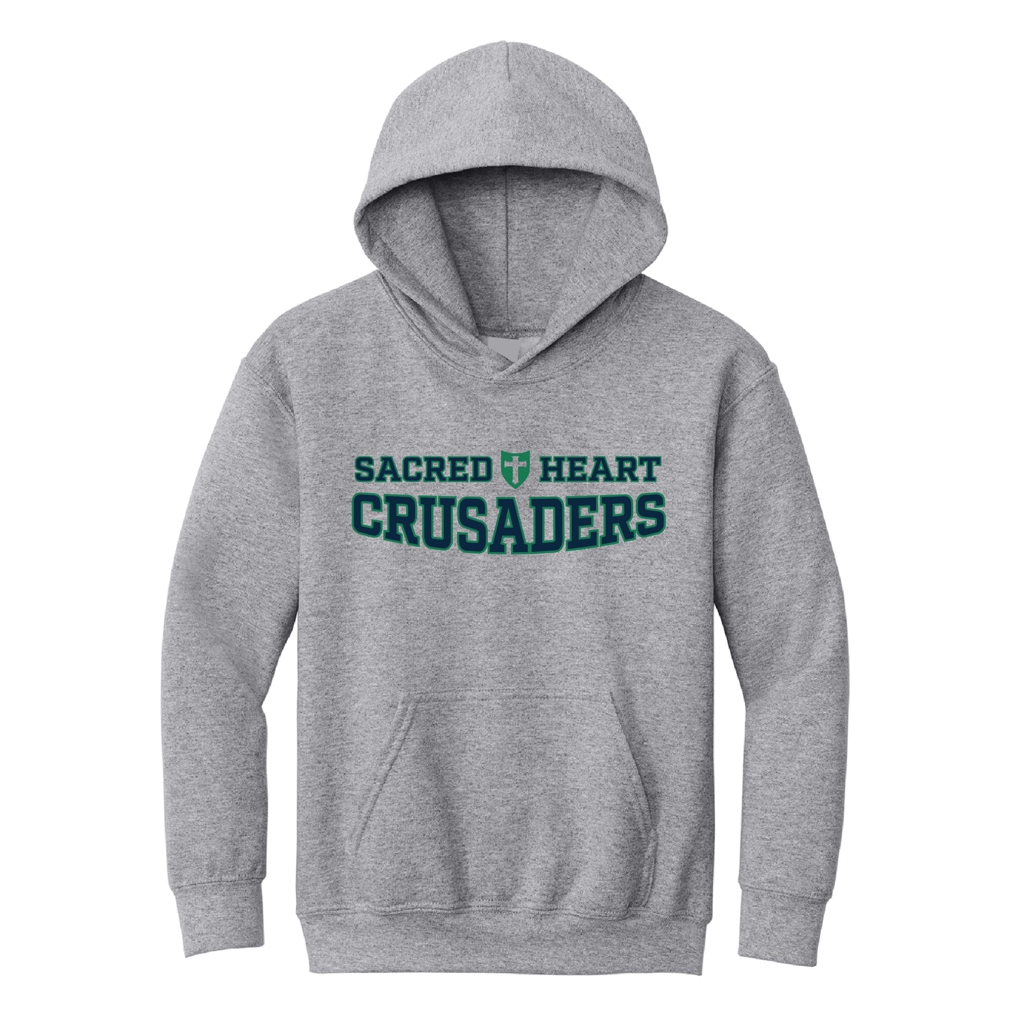 Sacred Heart Catholic School Spirit Hooded Sweatshirt - Grey
