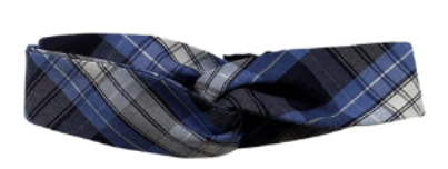Marymount Plaid Elastic Headband