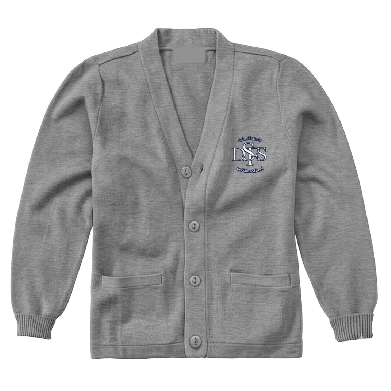 St. Francis De Sales School Cardigan - Grey