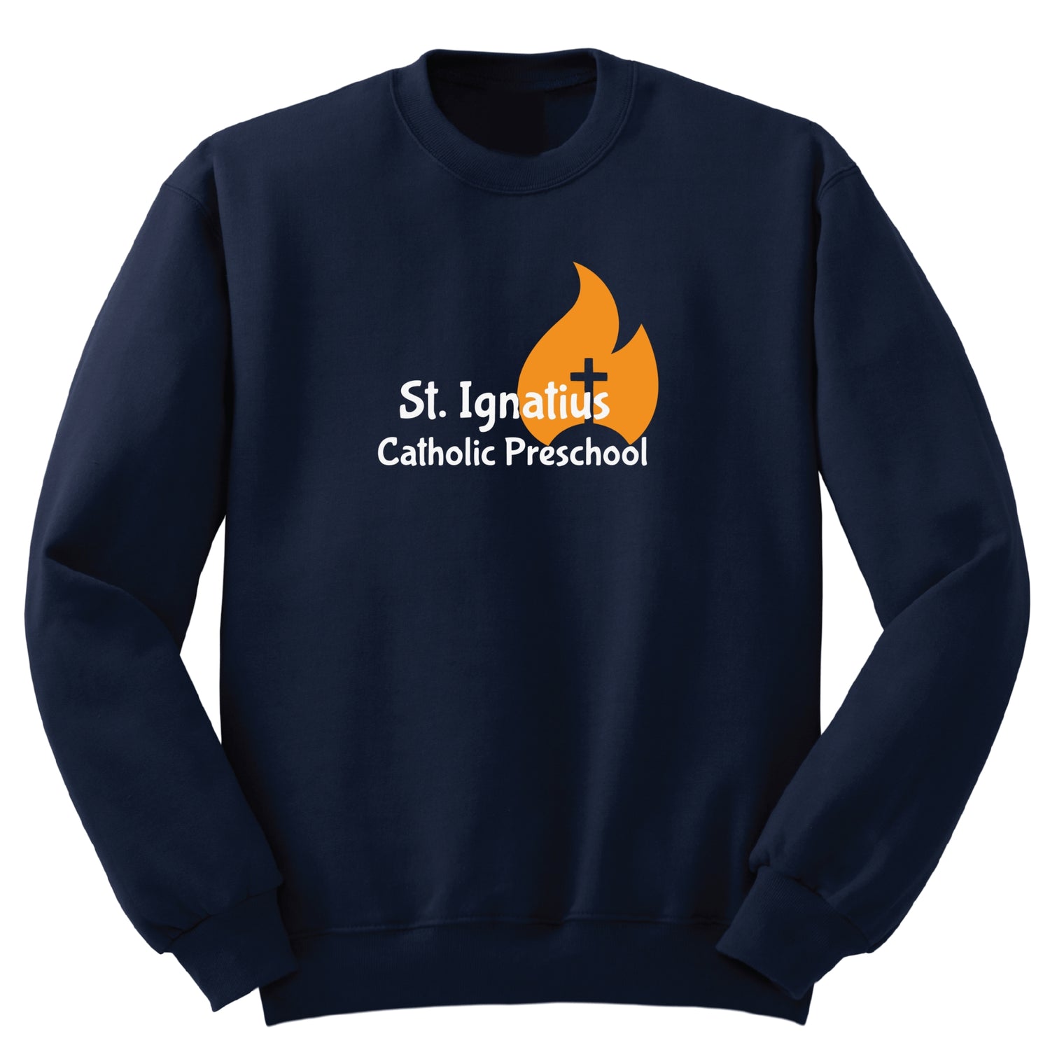 St. Ignatius Catholic School PS Crew Sweatshirt - Navy