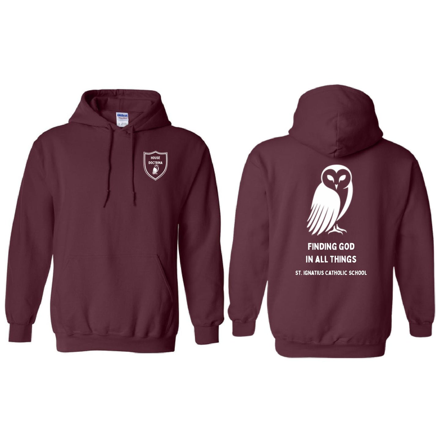 St. Ignatius House Hooded Sweatshirt - Owl