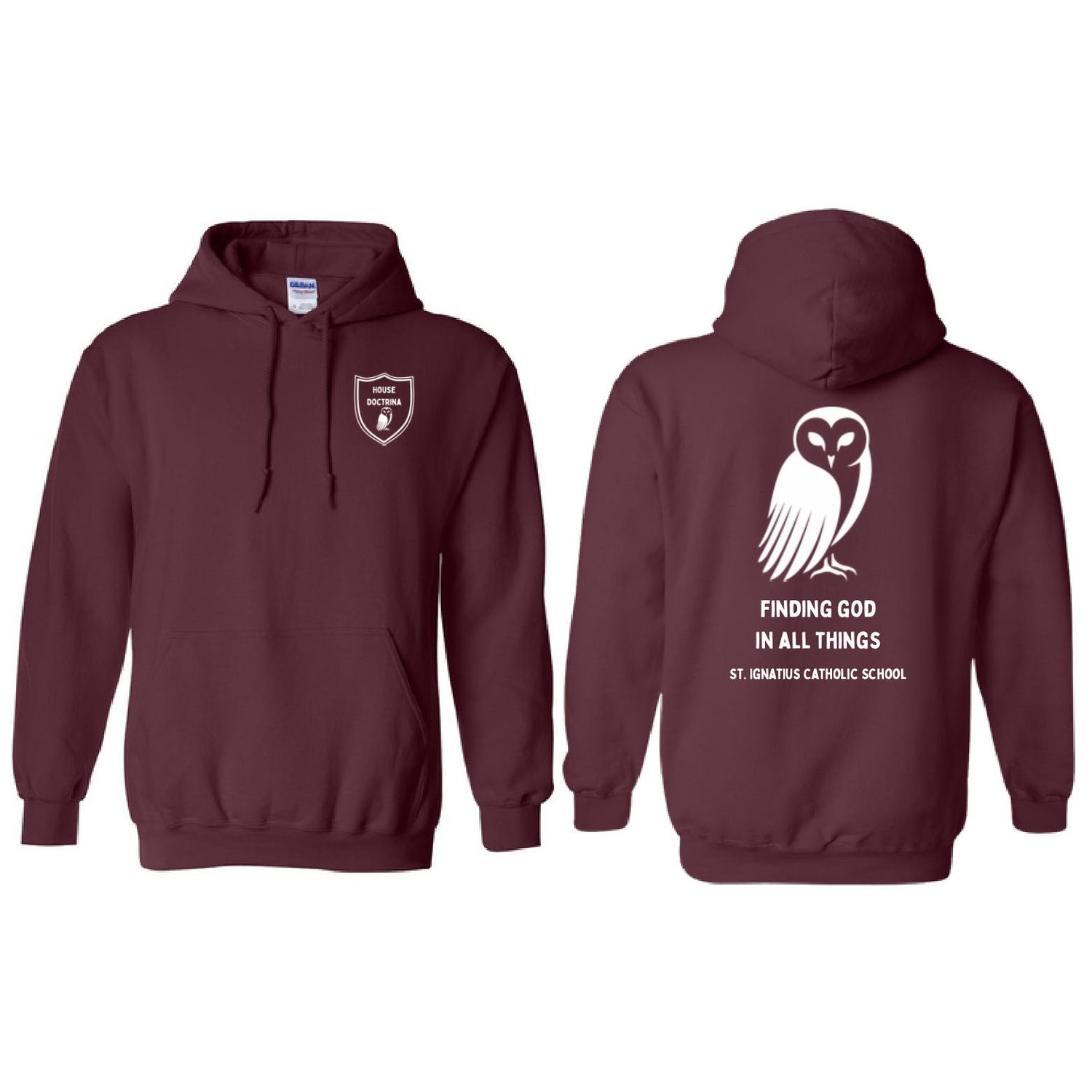 St. Ignatius House Hooded Sweatshirt - Owl