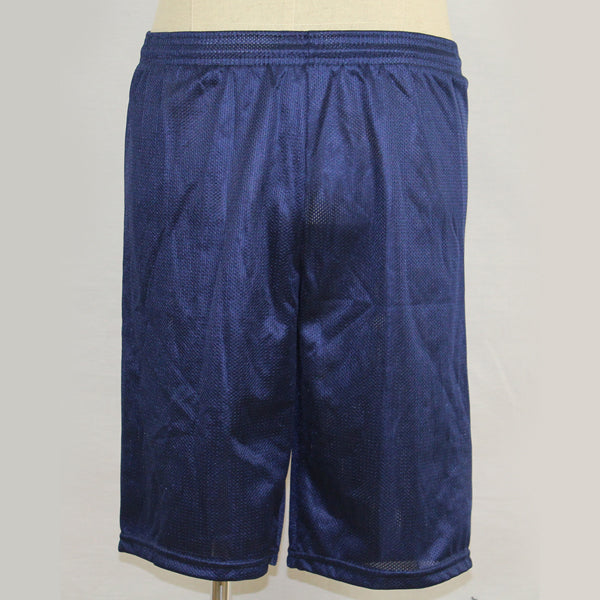 St. Joseph Navy Mesh Shorts (with logo)