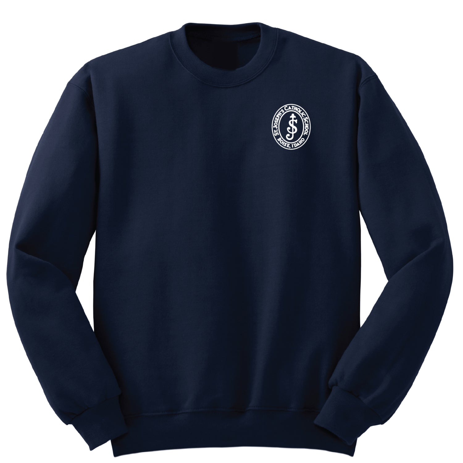St. Joseph's Catholic School Crew Sweatshirt - Navy