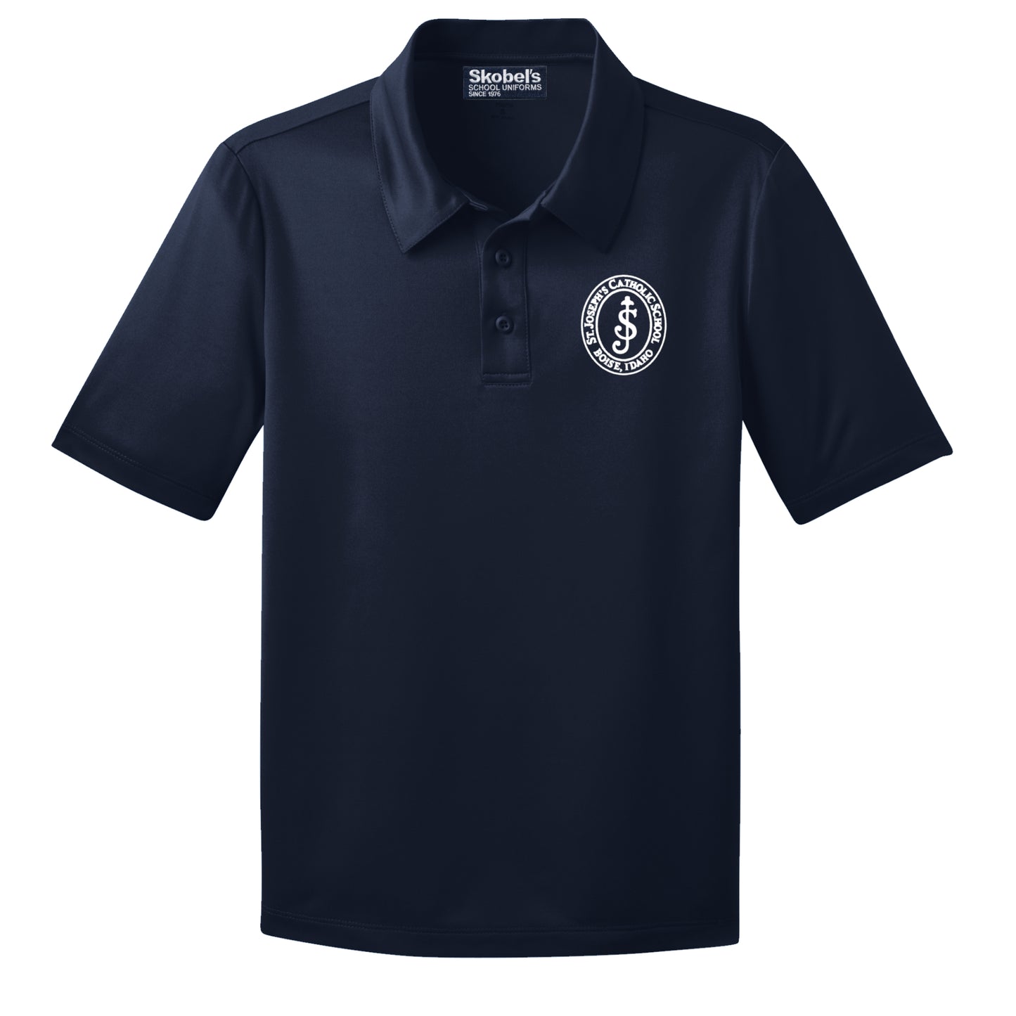 St. Joseph's Catholic School Dryfit Polo - Navy