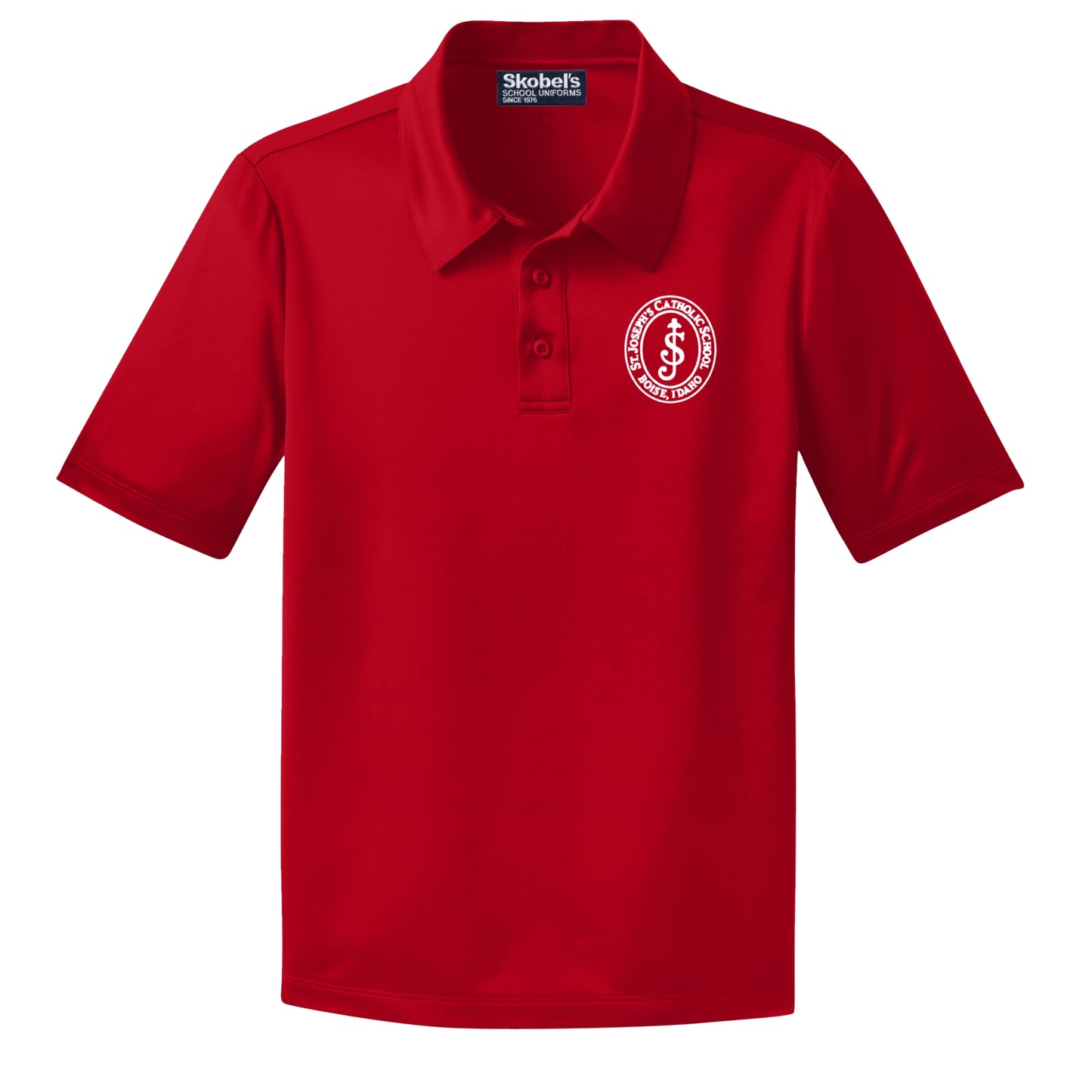 St. Joseph's Catholic School  Dryfit Polo - Red