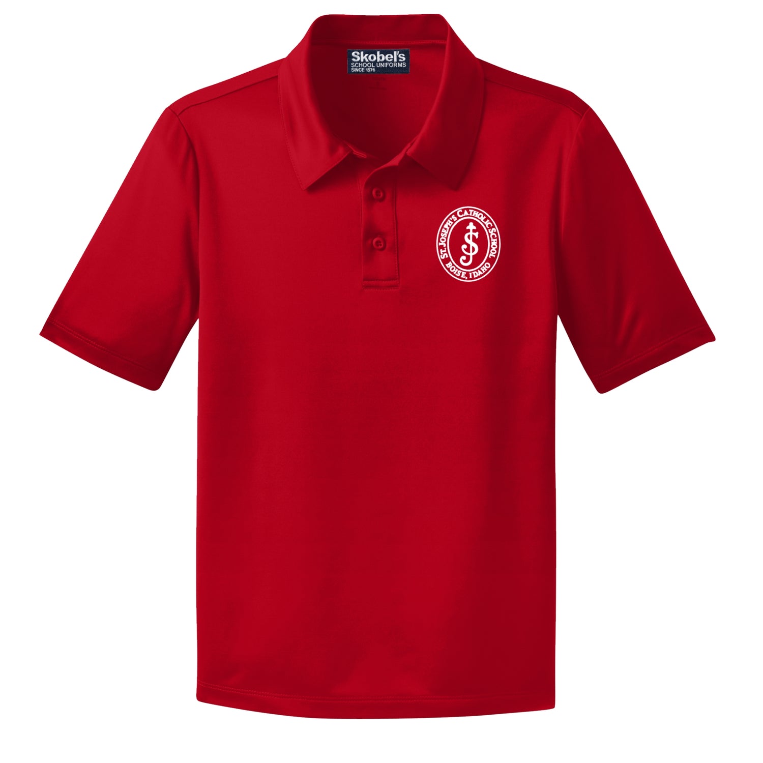 St. Joseph's Catholic School  Dryfit Polo - Red