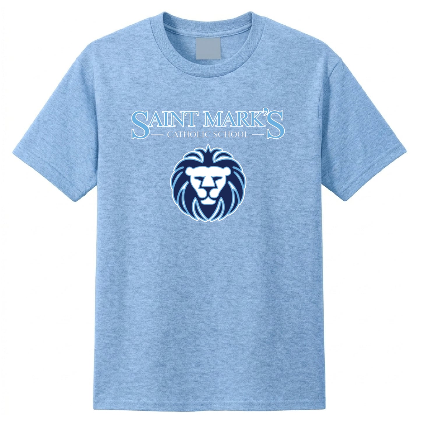 St. Mark's Catholic School Tee Shirt - Lt. Blue