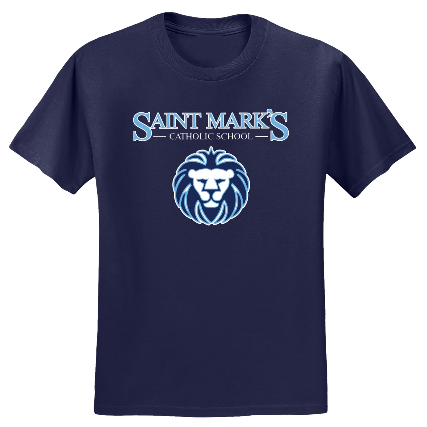 St. Mark's Catholic School Tee Shirt - Navy