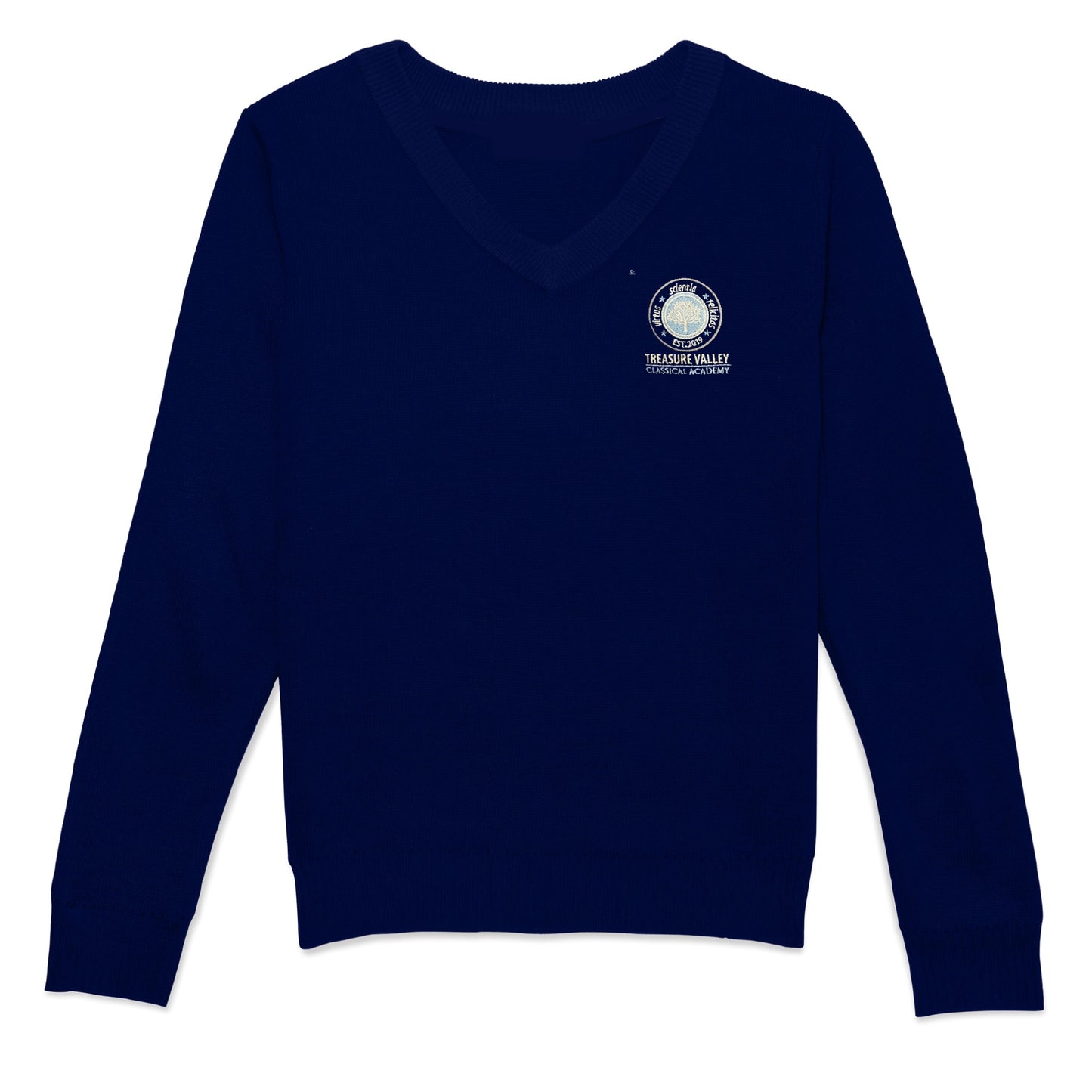Treasure Valley Classical Academy Pullover Sweater - Navy