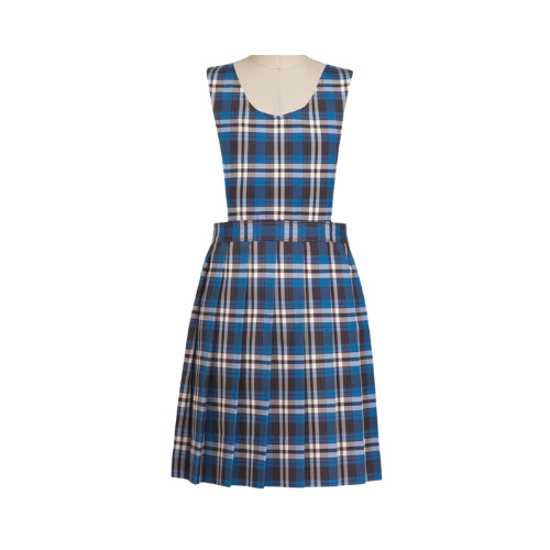 Rampart Plaid Plaid Jewel Neck Drop Waist Jumper