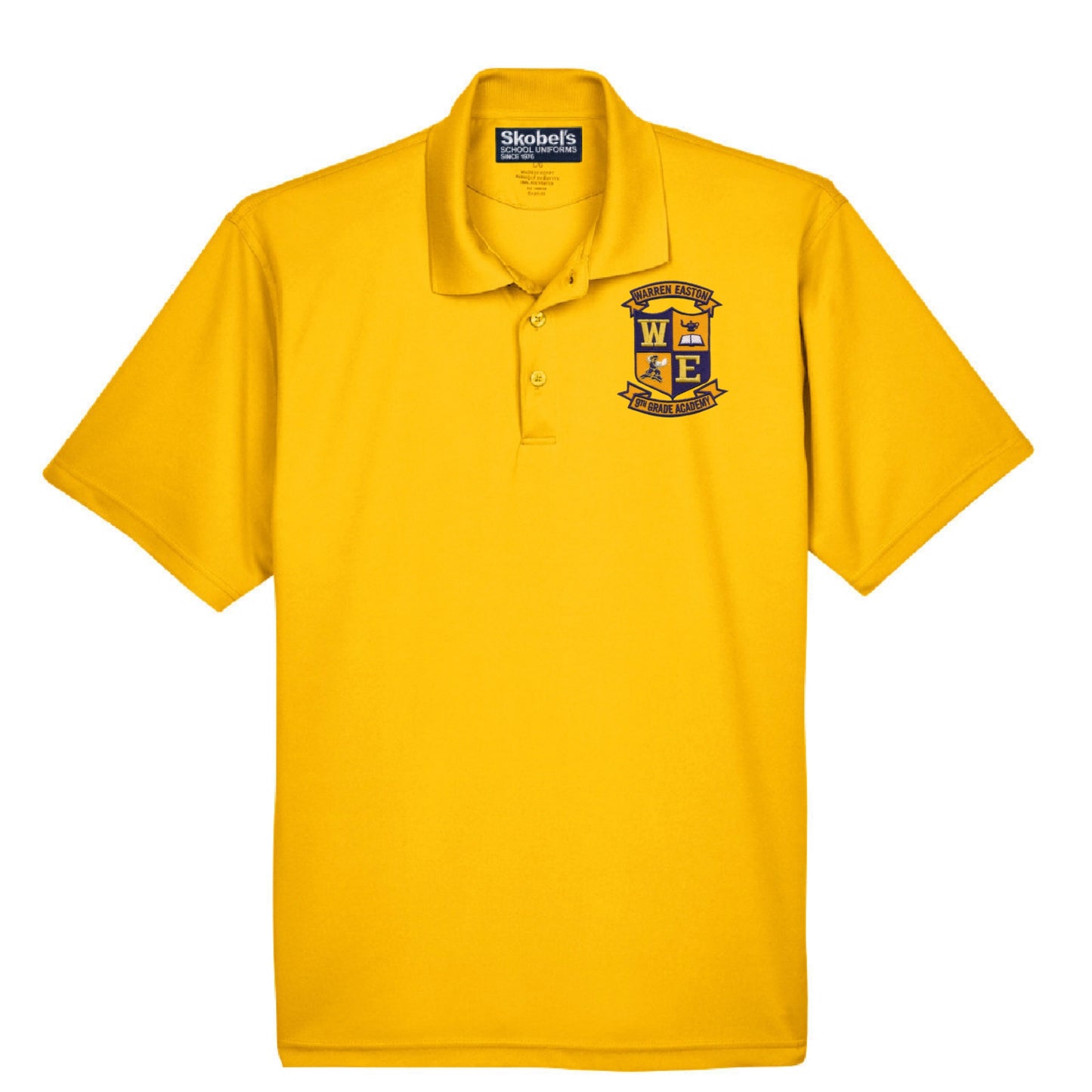 Warren Easton Freshman Gold Dryfit Polo