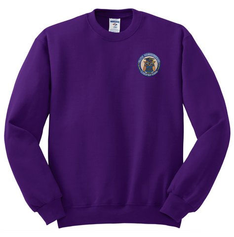 Walter Schneckerburger Crew Sweatshirt - Purple - PreK-K