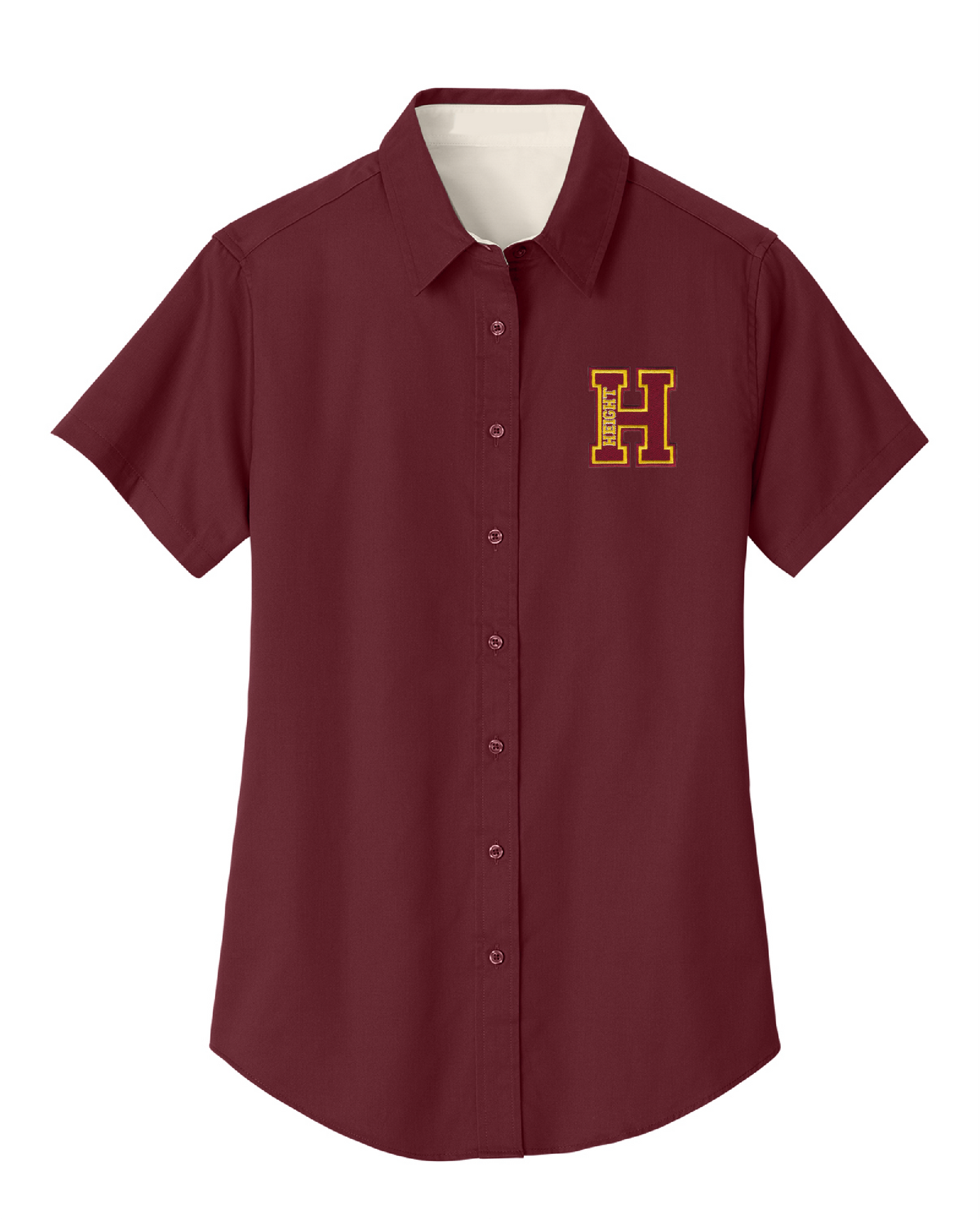 Dorothy Height Charter School Womens Oxford - Maroon